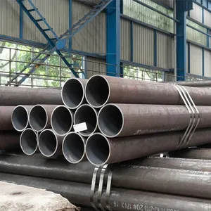 Pipa baja karbon T91 P91 P22 A355 P9 P11 4130 42crmo 15crmo Alloy St37 C45 Sch40 A106 Gr. B A53 Seamless Steel Round ASTM 1-12m