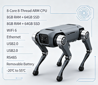 Industrieller Vierbeiniger Roboterhund 12kg Nutzlast IP66 Inspektionsroboter mit Optionalem LiDAR 10km Reichweite Sicherheitspatrouillenroboter