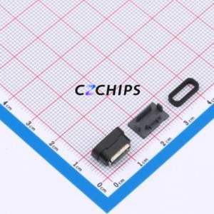 HYCW587-USBC06-685B USB Connector SMD Connector ( Connector Type: Type-C )( Gender: Female )( Mounting Type: Vertical Mount ) - Product Image 1