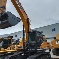 Excavatrice d'occasion Sany SY365H bien entretenue, moteur Isuzu, hydraulique à couple élevé, 36 tonnes, godet de 1,9 m pour carrière et exploitation minière