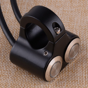 Interruptor de manillar de motocicleta Motorola, doble función, metal, foco, bocina, resistente al agua, corte de energía, 22 pulgadas, uso general - Product Image 3