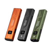 Linterna de Senderismo Súper Brillante de 2000 Lm, Luz de Detección UV de 395nm, Clip Magnético Fuerte para Sombrero, Linterna de Trabajo Recargable, Linterna EDC para Camping
