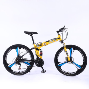 <span class=keywords><strong>Bicicleta</strong></span> <span class=keywords><strong>de</strong></span> <span class=keywords><strong>Montaña</strong></span> Plegable <span class=keywords><strong>de</strong></span> 24/26 Pulgadas con Ruedas Grandes, Cuadro <span class=keywords><strong>de</strong></span> <span class=keywords><strong>Carbono</strong></span>/Acero - Product Image 6