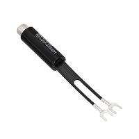 Superbat 75 Ohm F-Type a 300 Ohm Twin-lead UHF/VHF/FM Balun Antena Transformador a juego Convertidor Adaptador coaxial Conector