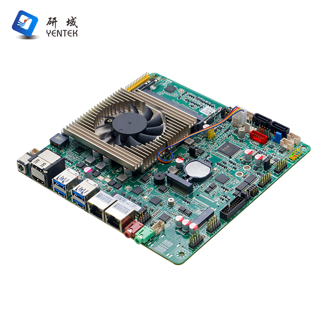 Motherboard with Processor Intel I5 8th Quad Core DDR4  Win11 Linux HD VGA LVDS GPIO 2 COM 2 LAN Mini Itx Industrial Motherboard