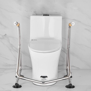 Reposabrazos para Inodoro, Barra de Seguridad Antideslizante para Personas Mayores, Inodoro sin Perforaciones, Ventosa para Inodoro Doméstico para Personas Mayores - Product Image 3