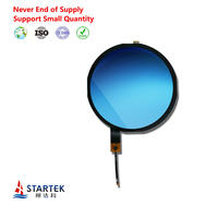Écran tactile capacitif circulaire LCD personnalisé Startek 1,3/1,6/2,1/2,47/2,8/3,4/5 pouces, module d'affichage LCD rond IPS TFT