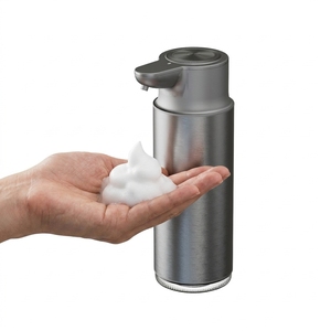 Distributeur de savon automatique à capteur en acier inoxydable 300ML pour cuisine et salle de bain, fournisseur OEM d'origine - Product Image 1