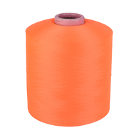 Fil fantaisie 100% polyester teint en masse DTY haute ténacité pour le tissage et le tricotage