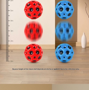 Jouet de décompression : Balle élastique de poignet en pierre lunaire, technologie noire avancée, outil de relaxation - Product Image 6