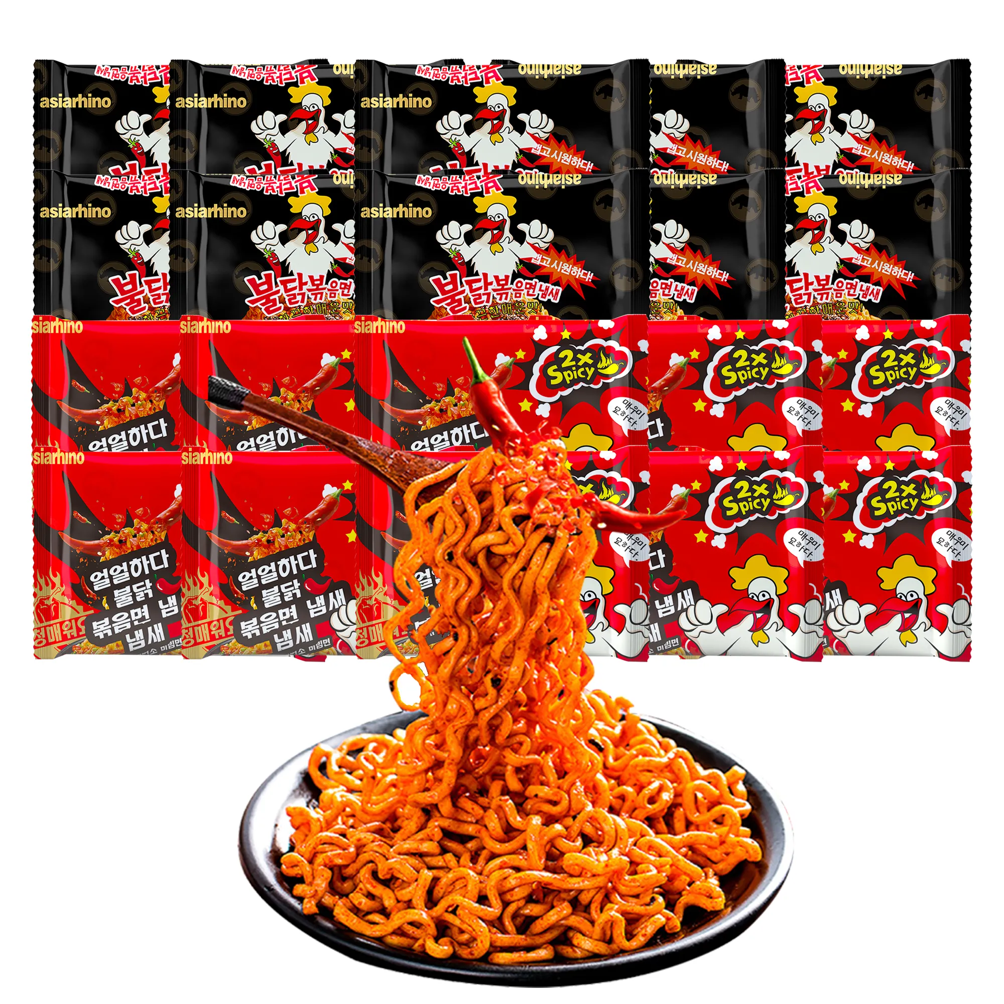 Coreen Alimentaire Aperitivos Coreanos Cosas De Corea Ramen Coren Halal Lamen Coreanoブラックラーメンとレッドラーメン