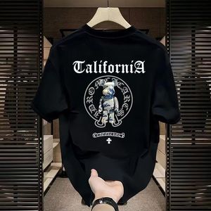 BOTTCOOLA T-shirt da Uomo a Maniche Corte in Puro Cotone 190G Traspirante, Stile Retrò, Girocollo, Vestibilità Ampia, Casual - Vendita all'Ingrosso - Product Image 1