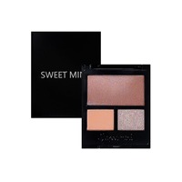 Palette de fards à paupières Dim Light Crystal - Paillettes scintillantes - Couleurs terreuses riches - Fard à paupières léger pour le maquillage quotidien