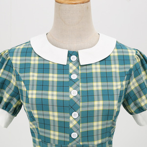 Robes Chemises Sans Manches à Bretelles Fines pour Femmes, Style Vintage Rétro à Carreaux, Écologiques, Respirantes, en Tissu Peigné Teint Uni Lavable - Product Image 2