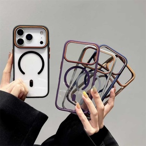 เคสใสกันกระแทกแบบแม่เหล็กไร้สายอะคริลิกใสพิเศษบางเฉียบสำหรับ iPhone 17 16 15 14 Plus 13 12 11 Pro Max - Product Image 1