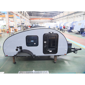 Ecocampor 2024 bastante usado ligero Mini Comfort Teardrop Camper remolque caravana Teardrop Camper Rv <span class=keywords><strong>para</strong></span> venta al por mayor con tienda - Product Image 6