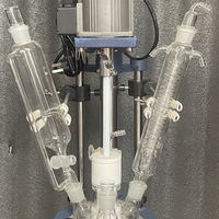 Meilleur prix et qualité mélange réacteur en verre chemisé 5L pour laboratoire