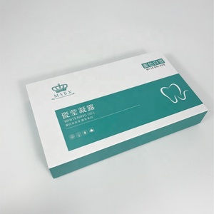 Logotipo personalizado de lujo oro StampTiffany azul magnético caja de regalo para blanquear los dientes pluma Gel caja de embalaje de papel - Product Image 2