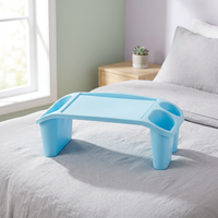 Table pour enfants CATEEM, design européen à motifs de princesse, durable, multifonctionnelle, en plastique, plusieurs compartiments, chambre, école, extérieur