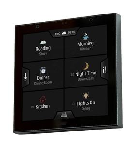 Factory Customized Smart Home Control Panel Display <b>Cover</b> Tempered Glass Screen Printed 3M Adhesive Backing Gym Kitchen Bathroom - Product Image 1