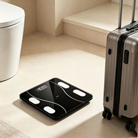 Balance connectée intelligente pour la composition corporelle (180 kg) – Pèse-personne de salle de bain avec mesure IMC – Offre spéciale fabricant