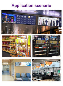 Barre d'étirement à écran étroit longue commerciale LCD affichage d'étagère au détail signalisation numérique pour affichage Ultra large d'en-tête de bord d'étagère - Product Image 6