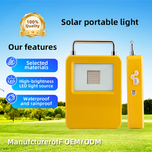 Lámpara Solar LED Multifuncional de 20W IP65, Portátil, de Aluminio, con Banco de Energía Integrado, Salida USB, para Emergencias en el Hogar, Aventuras al Aire Libre - Product Image 5