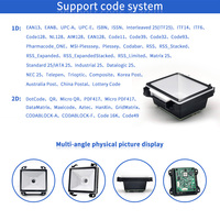 Módulo de escáner de código de barras integrado 1D 2D OEM EMT8051SC Módulo de código de barras Arduino para máquina expendedora de autoservicio