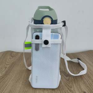 Bolsa Portabotellas de Agua Personalizada, Portátil, de Malla, con Correa para el Hombro - Product Image 6