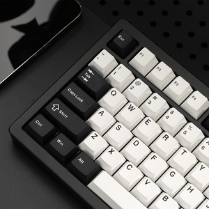 Teclado mecánico intercambiable en caliente 75% Teclado personalizado RGB ND75 Caja negra Pantalla Interruptor lineal Inalámbrico - Product Image 6