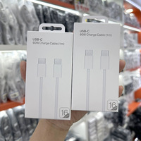 Câble de charge rapide Silverdeer PD 60W en nylon tressé avec boîte, câble de charge USB C vers USB C pour téléphone 17 16 15 Pro Max