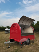 UKUNG Mobile Street remorque de vente de cornet de crème glacée molle, chariot de rouleau de crème glacée dure, chariot de rouleau de yaourt glacé frit à vendre