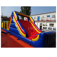 Parcours d'obstacles gonflable géant, jeu de défi sportif, jeux de carnaval