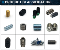 Vis sans tête en acier inoxydable Din 913 Filetage métrique M2-M16/Impérial Vis de réglage à six pans creux 1/2"