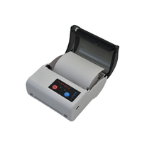 Imprimante mobile autocollante de 3 pouces, imprimante d'étiquettes mobiles, imprimante thermique portable mini de 80 mm avec USB + Bluetooth