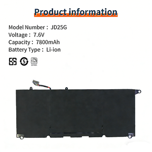 Batterie d'ordinateur portable au lithium de haute qualité 7,6 V 56 Wh JD25G pour Dell XPS 13 9350 D2608T 90V7W 0DRRP 0N7T6 5K9CP - Product Image 2