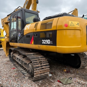 Excavatrice sur chenilles d'occasion CAT 329D2L, 29 tonnes, parfaite pour le creusement de fossés, le défrichement de terres, les fondations et les travaux de terrassement à grande échelle, en vente - Product Image 5
