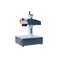 Mesin penanda pemotong Laser serat Laser Mini 20W JPT MOPA Laser baja tahan karat DXF/BMP/AI untuk perhiasan