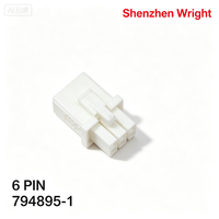 Connecteur mâle scellé TE 794895-1 à 6 broches 4,14 mm pour appareils électroménagers, équipements industriels, accessoires et bornes