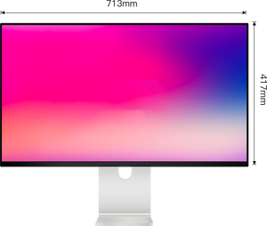 จอภาพ KUYCON G32X ขนาด 32 นิ้ว 6K 60Hz หน้าจอบางเฉียบแบบกระจกเงา ความละเอียดสูง PPI พอร์ต USB-C รองรับ HDR จอแสดงผลระดับมืออาชีพ ดีไซน์บางเฉียบ - Product Image 2