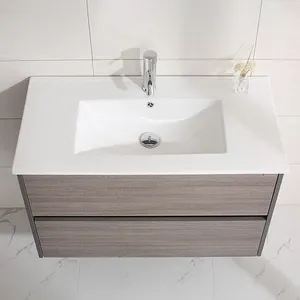 Tùy chỉnh 24 inch treo tường phòng tắm Vanity chìm sang trọng rửa tay lưu vực Lavabo nổi phòng tắm lưu vực bồn rửa