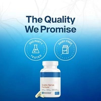 OEM 120 Capsules Formule pour le nerf sciatique Capsules Santé des nerfs Confort quotidien Réponse inflammatoire Complément alimentaire