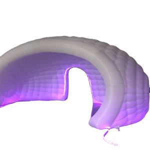 Voorraad Evenement Gebruik Opblaasbare Luna Podium Bruiloft Koepel Tenten, Fabriek Witte Opblaasbare Bubble Tent Voor Feest Tentoonstelling Evenement Tent - Product Image 2