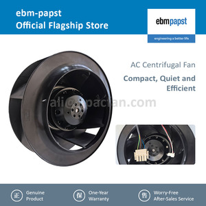 ebmpapst R2E225-BD92-51 230VAC 135/200W 0.60/0.88A 2650/2950RPM 1200/1340m3/h Roulement à billes en plastique Purificateur d'air Centrifuge - Product Image 2