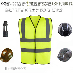 Gilet de sécurité routière réfléchissant ANSI classe 1 LED flash logo personnalisé gilet de sécurité réfléchissant haute visibilité homme noir croix rouge bon marché - Product Image 3