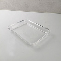 Plateau roulant en acrylique transparent, prix d'usine en gros, logo personnalisé, accessoires de fumage portables, plaque en plexiglas PMMA
