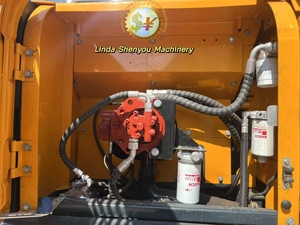 Excavatrice hydraulique Hyundai Robex série R220LC-9S d'occasion en bon état, moteur Cummins d'origine japonais, 22 tonnes, engrenage moteur - Product Image 4