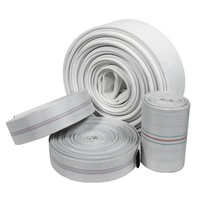 Tuyau d'incendie GOST en toile PVC souple et durable pour système de lutte contre l'incendie (DN50/DN65/DN80) Portable, classe 8-20 bars