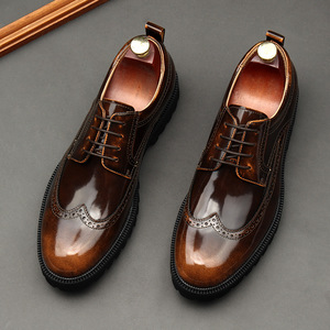 Chaussures de bureau pour hommes en cuir véritable, style moderne et élégant, de haute qualité, pour occasions formelles - Product Image 6