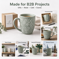 Juego de Tazas y Platos de Porcelana para Café, Elegante, con Logotipo Personalizado, para Hotel, Banquete, Restaurante, Venta al Por Mayor, MOQ Flexible